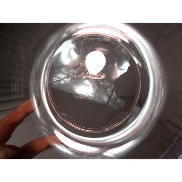 Pyrex 024-S Cranberry Round Casserole 2 Qt 2L Ribbed Glass Vintage No Lid - Picture 7 of 11